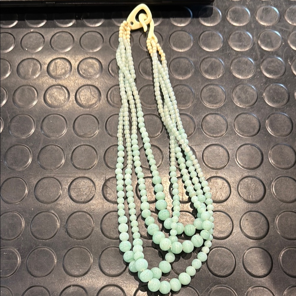 Elegant Multi-Strand JADE Necklace